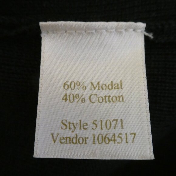 Caslon Classic Black Cardigan Size Large - Picture 4 of 5